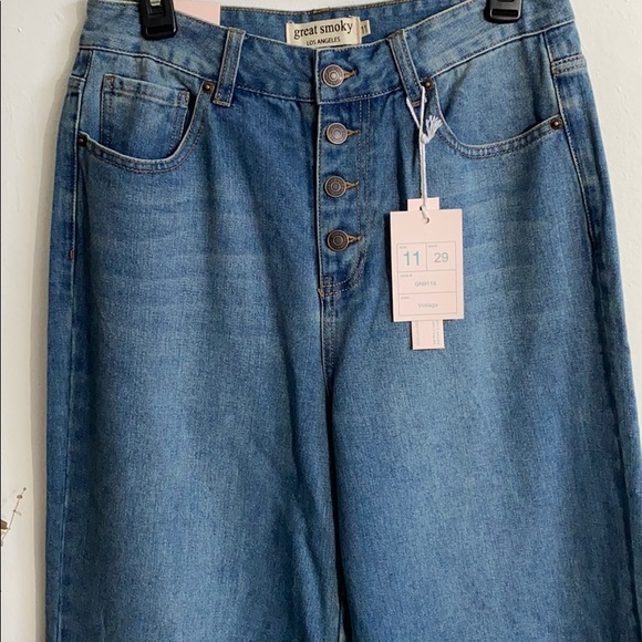 Forever 21 Wide Leg Jeans - Picture 3 of 8